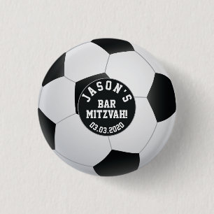 Personlig Fotboll Pub Mitzvah Favor Knapp