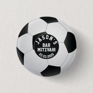 Personlig Fotboll Pub Mitzvah Favor Knapp