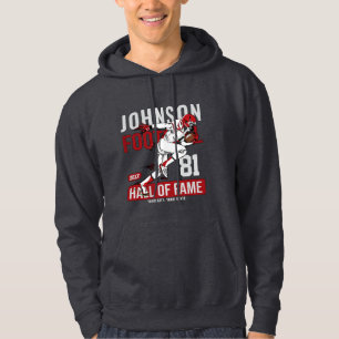 Personlig fotboll SPELARE Lag NUMMER Sport Hoodie