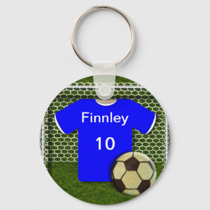 Personlig Fotboll - temat nyckelkedja Nyckelring
