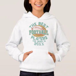 Personlig Fotbollens födelsedag år Namn nummer T Shirt