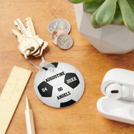 Personlig Fotbollsgåvor för pojkar och flickor Nyckelring