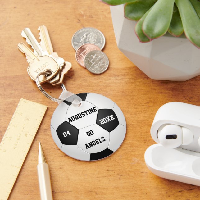 Personlig Fotbollsgåvor för pojkar och flickor Nyckelring (Skrivbord)