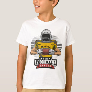 Personlig fotbollsligaspelare Team Champ T Shirt