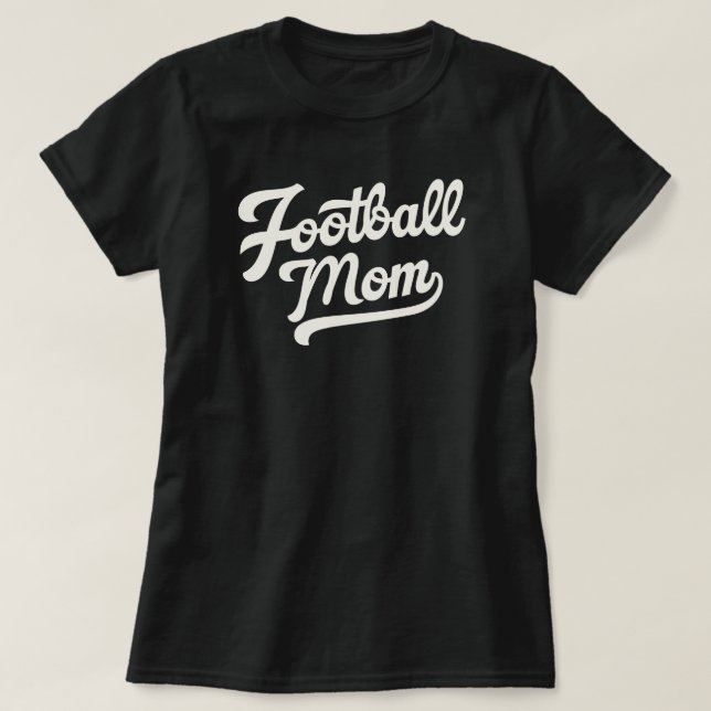 Personlig fotbollsmamma anpassad tröja nummer  (Design framsida)