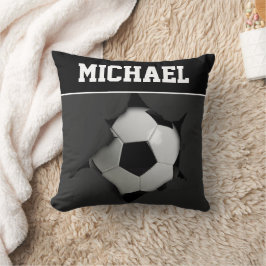 Personlig Fotbollsspelare Boll Namn Sports Kudde