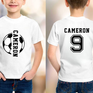 Personlig Fotdag för fotbollsklubben Namn Mamma T Shirt