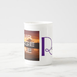 Personlig foto anpassad benporslins kaffemugg benporslin mugg