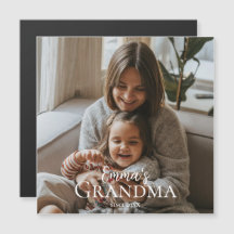 Personlig foto & anpassad text Mormor sedan -