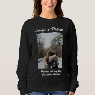 Personlig Foto Best Friends Sweatshirt T Shirt
