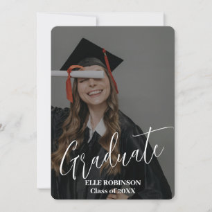 Personlig Foto Elegant Rökigt Gradient Inbjudningar