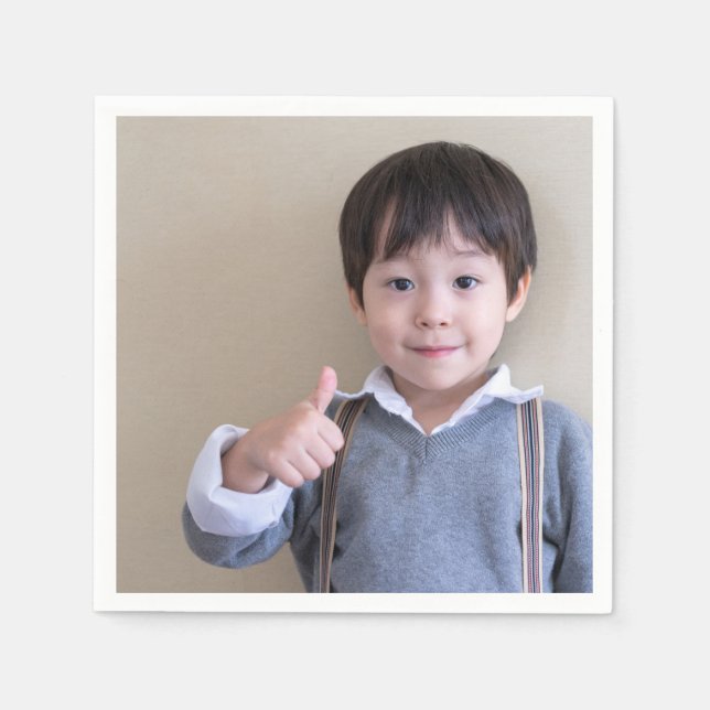 Personlig Foto eller bild Pappersservett (Framsidan)