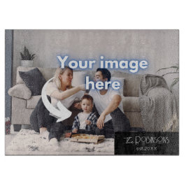 Personlig Foto&Family namn Kökskärande bog för