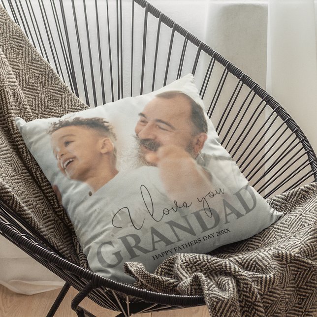 Personlig Foto Farfar Kudde (Skapare uppladdad)