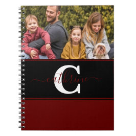 Personlig foto-färgblock anteckningsbok