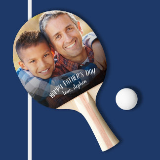 Personlig foto för faderns dag pingisracket
