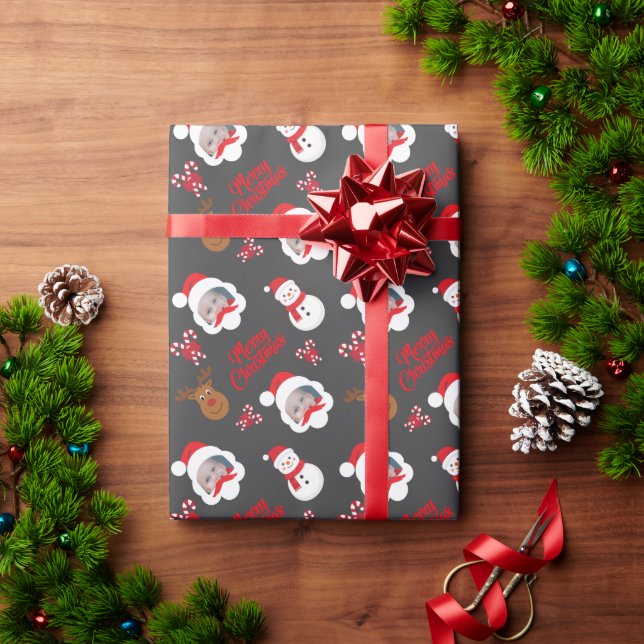 Personlig Foto God Jul  Presentpapper (Julgåva)