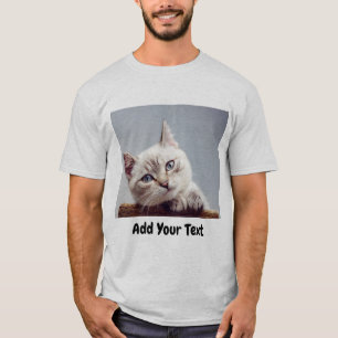 Personlig Foto med text T Shirt