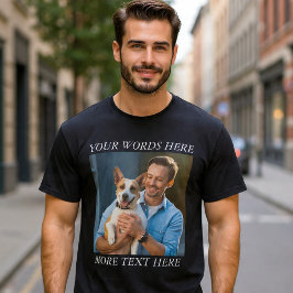 Personlig Foto & Meddelande T Shirt