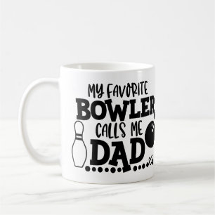 Personlig foto Min favoritbowlare kallar mig pappa Kaffemugg