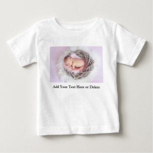 Personlig foto Ny babypresent Babyshower   T Shirt