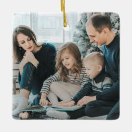 Personlig Foto och år för ornament