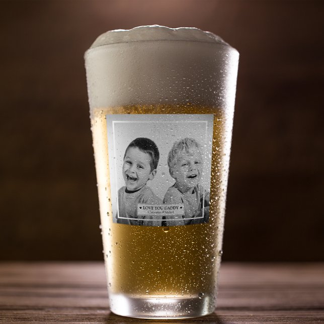 Personlig - foto och meddelande glaskopp (Skapare uppladdad)