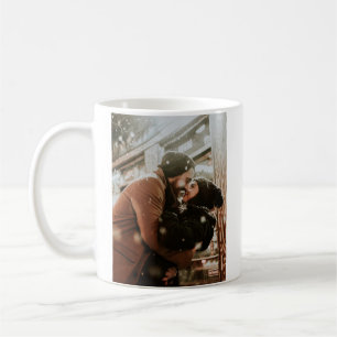 Personlig Foto och Namn Vår första jul Kaffemugg