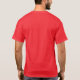 Personlig Foto och röd text T Shirt (Baksida)