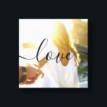 Personlig Foto och skripttext Canvastryck<br><div class="desc">Skapa din egen personlig för bild- och skripttextutskrift med den här eleganten,  den moderna och enkla nyckelkedjemallen. Lägg bara till foton och text. Gör din egen fotokollage keepsaké-perfekt som anpassningsbar för att visa kärlek.</div>