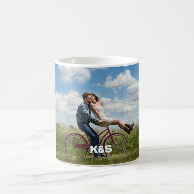Personlig Foto och text Kaffemugg (Center)