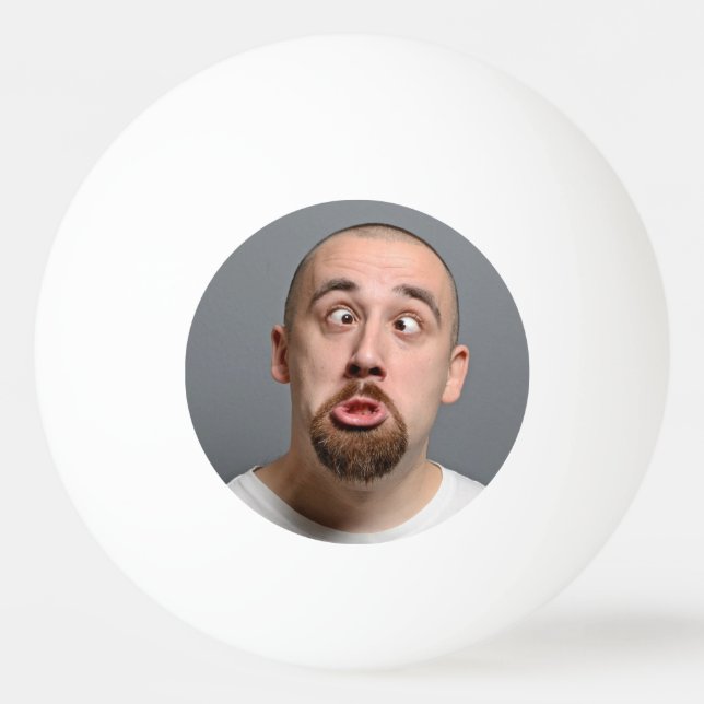 Personlig Foto och text Pingisboll (Framsidan)