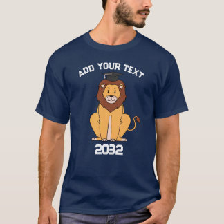 Personlig Foto och text Studenten marint blått T Shirt
