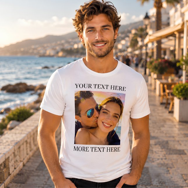 Personlig foto och text t shirt (Skapare uppladdad)