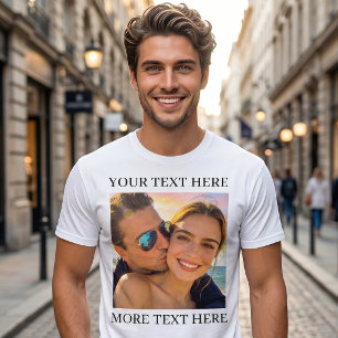 Personlig foto och text t shirt