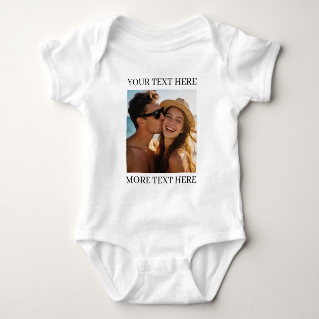 Personlig foto och text t shirt (Framsida)