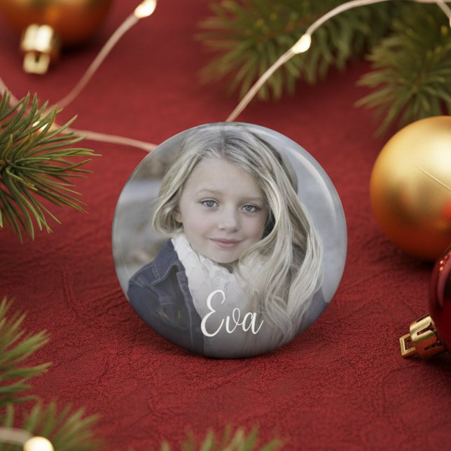 Personlig - foto och textnycklar magnet (Personalized Photo and Text Keepsake Magnet)