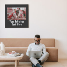 Personlig - foto och textutskrift