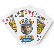 Personlig Foto Poker Master Anpassad Present