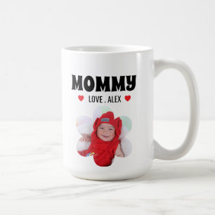Personlig foto present till Mamma  Kaffemugg