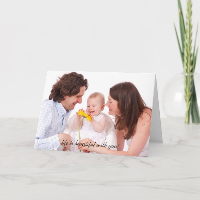 Personlig Foto Skapa Egen Kort (Framsida)