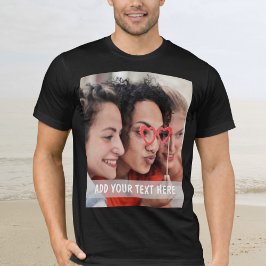 Personlig Foto & Text eller Namn T Shirt
