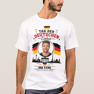 Personlig foto till det tyska enhetsdagen t shirt