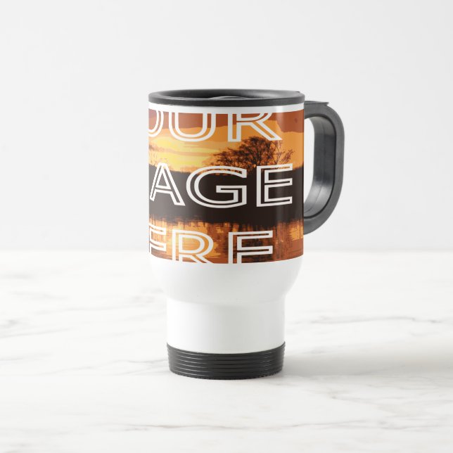 Personlig Fotoåteranvändbart kaffe Kopp (Framsida höger)