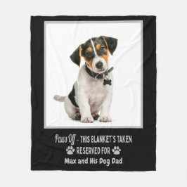 Personlig Fotobild Hund Fleecefilt