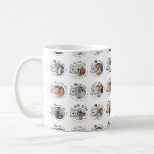 Personlig fotofödelsedagspresent till sonson kaffemugg