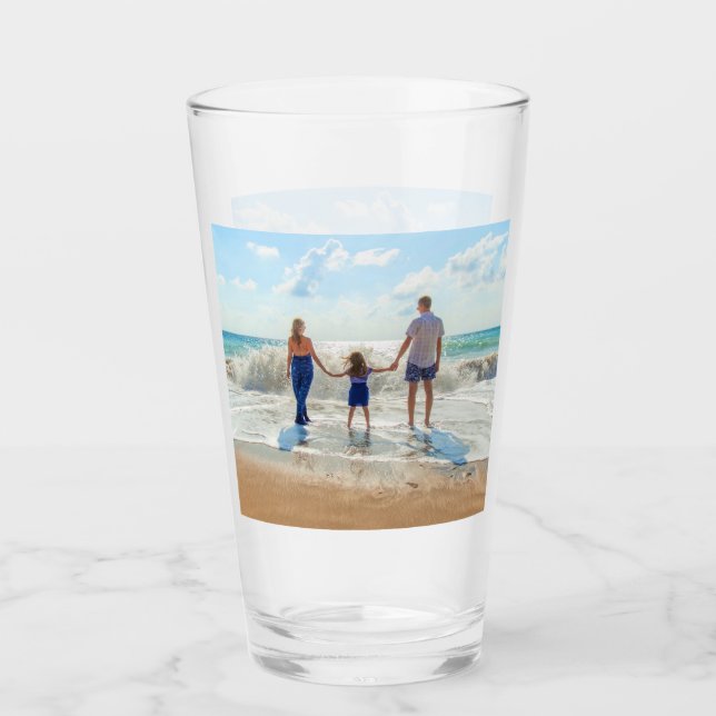 Personlig Fotoglas med eget foto Glaskopp (Framsida)