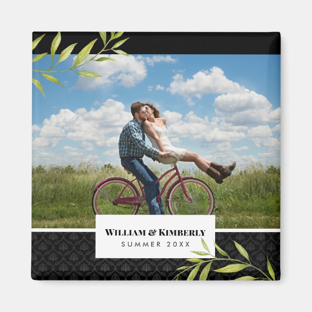 Personlig Fotografi med Lager och Damask Magnet (Framsidan)