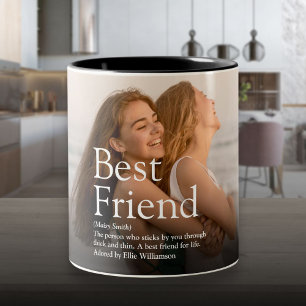 Personlig Fotografi och Definition av din Bästa Vä Två-Tonad Mugg