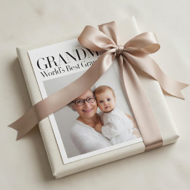 Personlig Fotografi | Världens Bästa Mormor Julkort
